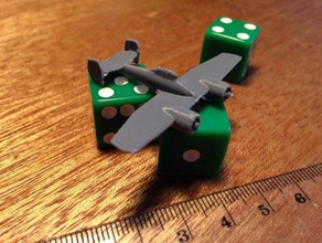 grumman xf5f skyrocket - wargaming3d 28mm Miniatur 3d print model - Mito3D