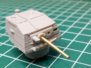 arma fogo barris 28mm britânico tanques 2lb adequado parafuso açao pacote livre Remessa EUA wargaming3d miniatura 3d print model - Mito3D