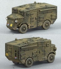 guy lizard armoured command vehicle - wargaming3d 28mm miniature 3d print model - Mito3D