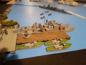 harbor set 1 - wargaming3d 28mm miniature 3d print model - Mito3D