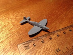 heinkel he-112 - wargaming3d 28mm miniature 3d print model - Mito3D