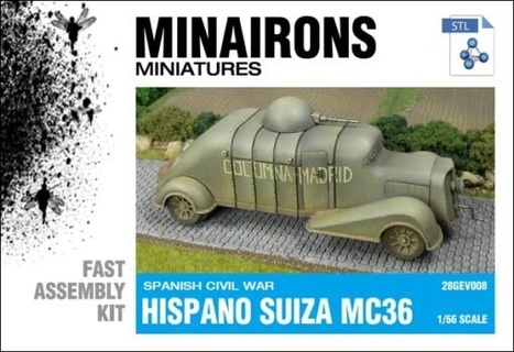 İspanyol İsviçre mc 36 apc wargaming3d Kategoriler 1 56 28mm 1936 1939 sivil savaş dijital stl Dosyalar cıvata aksiyon scw kamyon zırhlı taşıyıcı minyatür oyunları 3d print model - Mito3D