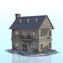 house floor 13 - wargaming3d miniature wargamming Architecture, bolt action, building, décor, Flames of War, modern, ruins, scenery, tabletop, terrain, warhammer 3d print model - Mito3D