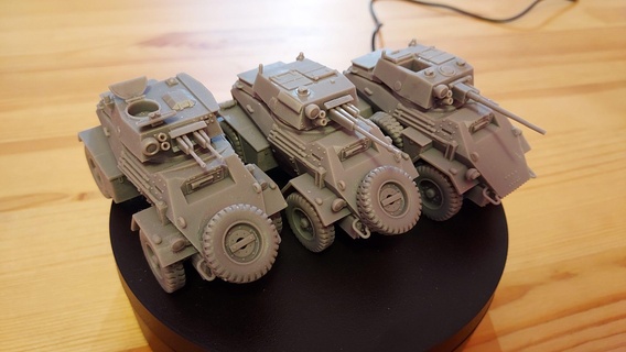 humber armoured car mkii mkiii mkiv 1 56 28mm - wargaming3d armored britain united kingdom miniature wargamming 3d print model - Mito3D
