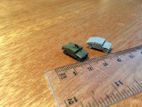 HUMMER - wargaming3d 28mm Miniatur humvees 3d print model - Mito3D