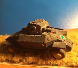ungarisch gepanzert Wagen csaba wargaming3d 28mm Miniatur 3d print model - Mito3D