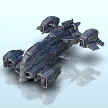 ikna uzay gemisi 8 wargaming3d minyatür savaş oyunları 40000 taksi Taşıyıcı Gelecek fütürizm fütüristik lejyon makine askeri macera opera manzara Sci Fi scifi SF star savaşlar Ulaşım araç 3d print model - Mito3D