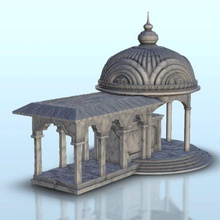 indian belvedere - wargaming3d miniature wargamming angkor, arch, Architecture, asia, asian, buddhist temple, build, building, China, chinese, confucianism, construction, design, dojo, dynastie, east edifice, farmhouse, history, home, house, imperial, Japan, japenese, katana, korea, korean, lantern, pagoda, pagode, residence, samourai, scenery, structure, urban, urbanism, Vietnam, yellow river 3d print model - Mito3D