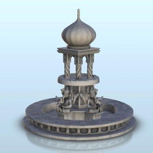 Hintli fantezi Çeşme wargaming3d minyatür savaş oyunları angkor kemer mimari Asya Budist tapınak şakak mabet inşa etmek Bina Çin Çince Konfüçyüsçülük inşaat tasarım dojo hanedan Doğu yapı 3d print model - Mito3D
