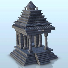 Hintli taş altar 5 wargaming3d minyatür savaş oyunları angkor kemer mimari Asya Budist tapınak şakak mabet inşa etmek Bina Çin Çince Konfüçyüsçülük inşaat tasarım dojo hanedan Doğu 3d print model - Mito3D