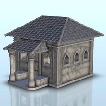 indian stone house 7 - wargaming3d miniature wargamming angkor, arch, Architecture, asia, asian, buddhist temple, build, building, China, chinese, confucianism, construction, design, dojo, dynastie, east edifice, farmhouse, history, home, house, imperial, Japan, japenese, katana, korea, korean, lantern, pagoda, pagode, residence, samourai, scenery, structure, urban, urbanism, Vietnam, yellow river 3d print model - Mito3D