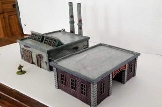 industrial power plant package - 28mm wargaming3d miniature 3d print model - Mito3D