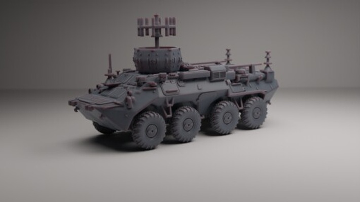 infauna eletrônico guerra wargaming3d 1 56 28mm 72 76 20mm 1980+ moderno 3d imprimíveis historicamente preciso militares miniatura escalomodelo tanque brinquedo veículo jogos 3d print model - Mito3D