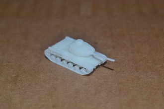 is-1 - wargaming3d 28mm miniature first tank series one only two not armed 122mm cannon 3d print model - Mito3D