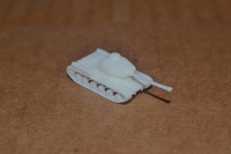 is-2 m1943 - wargaming3d 28mm miniature initial variant many produced modifying is-1 3d print model - Mito3D