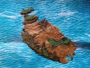 île 13 Malte wargaming3d 28mm miniature 3d print model - Mito3D