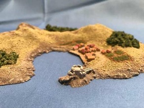island fishing village - wargaming3d 28mm miniature 3d print model - Mito3D