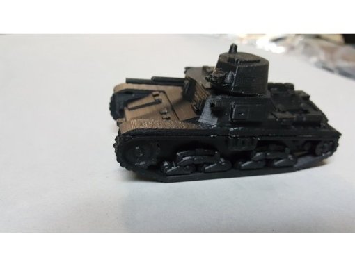 italiano m11 39 tanque - 28mm wargaming3d en miniatura modelo stl se ha optimizado la fdm de impresión 3D print model - Mito3D