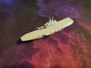 italian san giorgio-class helicopter carrier - wargaming3d miniature wargamming 3d print model - Mito3D