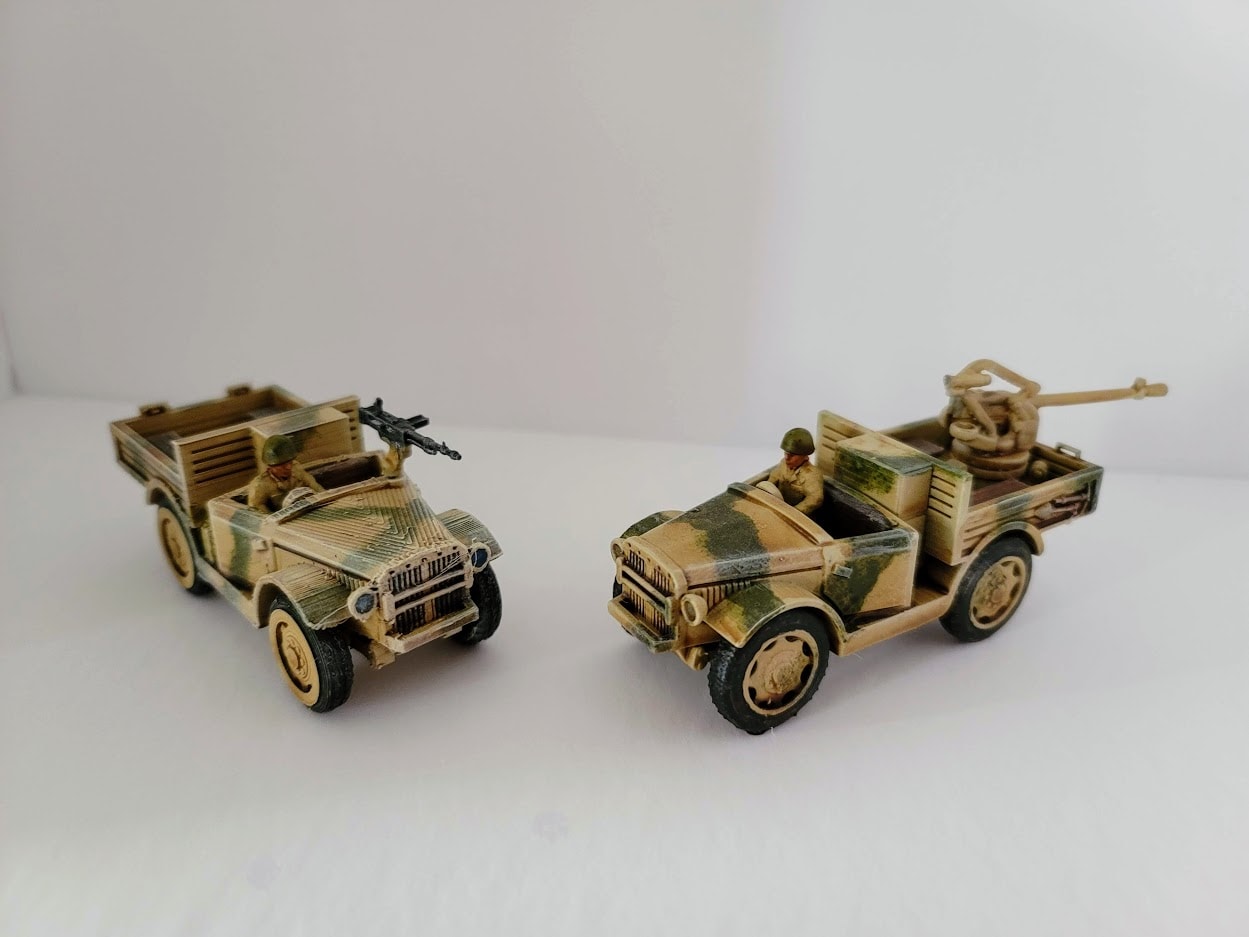 italiano spa tl 37 caminhão stl pacote wargaming3d miniatura jogos guerra parafuso açao carga deweycat arma fogo Itália luz canhão automático norte África TL 3D print model - Mito3D