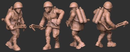 italianfiremen01 wargaming3d Miniatur Wargaming 3d print model - Mito3D