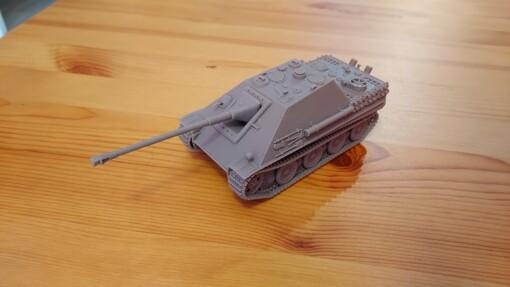 Jagdpanther g2 1 56 28mm wargaming3d escala alemão wwii miniatura jogos guerra 3d print model - Mito3D