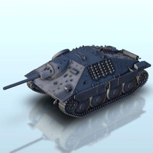Jagdpanzer 38 Hetzer wargaming3d minyatür savaş oyunları tank cıvata aksiyon alevler of İki ww2 3d print model - Mito3D