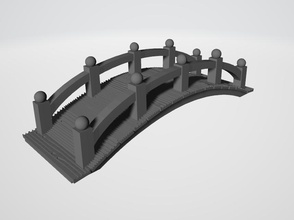 japanisch Brücke wargaming3d Miniatur Wargaming Schild 3d print model - Mito3D