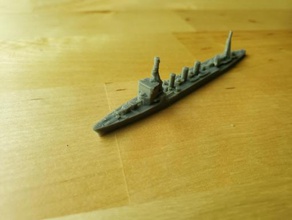 japanese nagara-class cruiser - wargaming3d 28mm miniature 1 1800th scale model certain elements not 3d print model - Mito3D