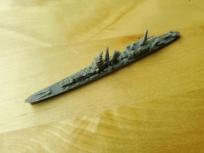 japanese oyodo-class cruiser - wargaming3d 28mm miniature 1 1800th scale model certain elements not 3d print model - Mito3D