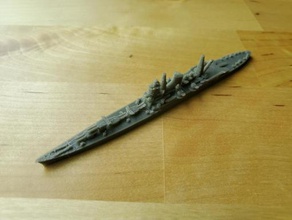 japanese tone-class cruiser - wargaming3d 28mm miniature 1 1800th scale model certain elements not 3d print model - Mito3D