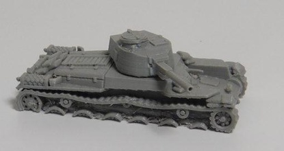 japanese type 97 medium tank configured emplacement - wargaming3d miniature wargamming bolt action, British Army, Japanese, Pacific Theatre, USA, WWII 3d print model - Mito3D