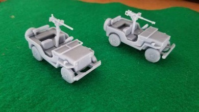 Jeep Zapfen mgs 28mm wargaming3d Miniatur 3d print model - Mito3D