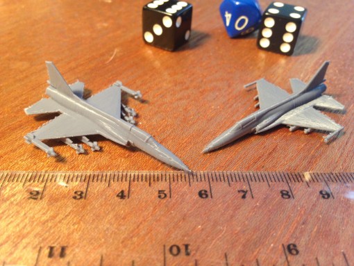 jf-17 thunder - wargaming3d 28mm miniature jf-17 thunder 3D print model - Mito3D