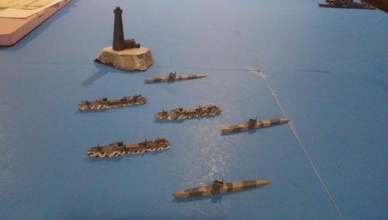 kreigsmarine type ii submarine - wargaming3d 28mm miniature 3d print model - Mito3D