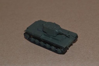 kv-1 m1939 1 144 - wargaming3d miniature wargamming 1:144, heavy tank 3d print model - Mito3D