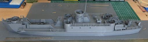 landing craft infantry large type 2 - wargaming3d miniature wargamming craft, infantrry, LCI, LCI Large 3d print model - Mito3D