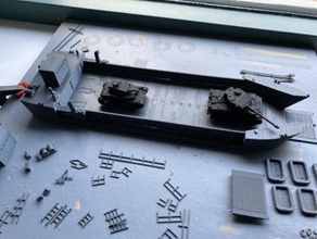 aterrissagem construir tanque mk5 wargaming3d miniatura jogos guerra anfiteatro anfíbio LCT lct Mk5 3d print model - Mito3D