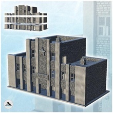 large soviet police station clock 4 - wargaming3d miniature wargamming Architecture, building, east front, modern, scenery, tabletop, terrain, USSR, ww2 3d print model - Mito3D