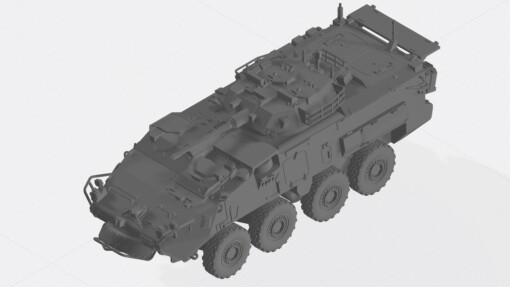 lav iii kodiak nzlav zealand infantry mobility support variant - wargaming3d Categories: 1:72 & 1:76 / 20mm, 1980+: Modern, Australia/New Zealand, Canada, DIGITAL STL FILES, Uncategorized laviii nzdf stryker miniature wargamming 3D print model - Mito3D