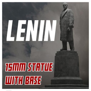 lenin statue scenery objective - wargaming3d object markers terrain miniature wargamming 3d print model - Mito3D