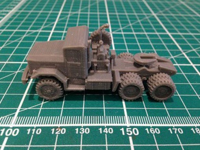 m123 camion tracteur wargaming3d 28mm miniature 3d print model - Mito3D