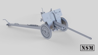m1936 76mm Abteilung Gewehr wargaming3d Miniatur Wargaming 3d print model - Mito3D