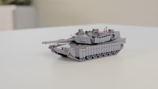 m1a2 abrams défense iii wargaming3d 1 56 28mm 72 76 20mm 1980+ moderne 3d imprimables historiquement précis scalemodel principale bataille réservoir militaire miniature jouet véhicule wargaming 3D print model - Mito3D