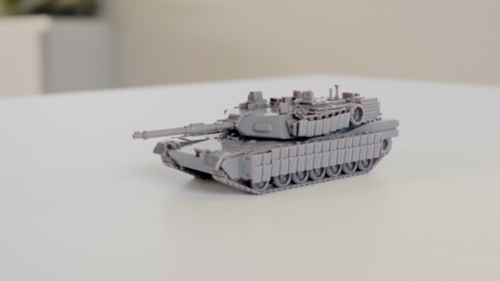 m1a2 abrams diş iii wargaming3d 1 56 28mm 72 76 20mm 1980+ modern 3d basılabilirler tarihsel doğru ölçekli model ana savaş tank askeri minyatür oyuncak araç oyunları 3d print model - Mito3D