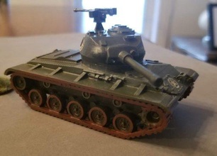 m24 chaffee light tank - 28mm wargaming3d miniature 3d print model - Mito3D