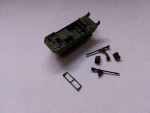m29c water weasel tracked utility vehicle - wargaming3d 28mm miniature 1 100 model used ww2 vietnam 3d print model - Mito3D
