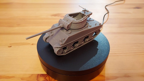 m36b1 Jackson 1 56 28mm wargaming3d us tanque Estados Unidos Guerra Mundial miniatura juego guerra 3d print model - Mito3D
