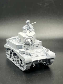 m3 Stuart mel wargaming3d 1 56 28mm stl caçador luz tanque norte África 56th escala miniatura jogos guerra 3d print model - Mito3D