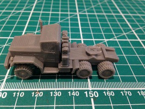 m52 camion tracteur wargaming3d 28mm miniature 3d print model - Mito3D